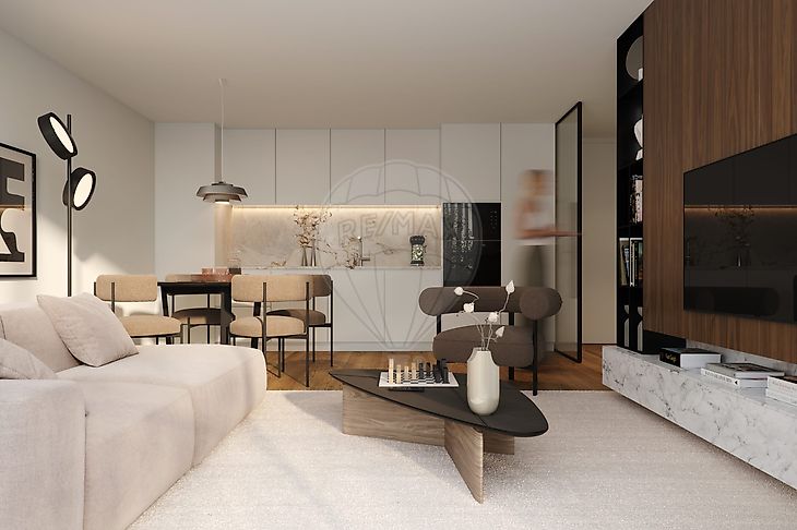 Apartamento T2 em Matosinhos com 1 lugar de garagem